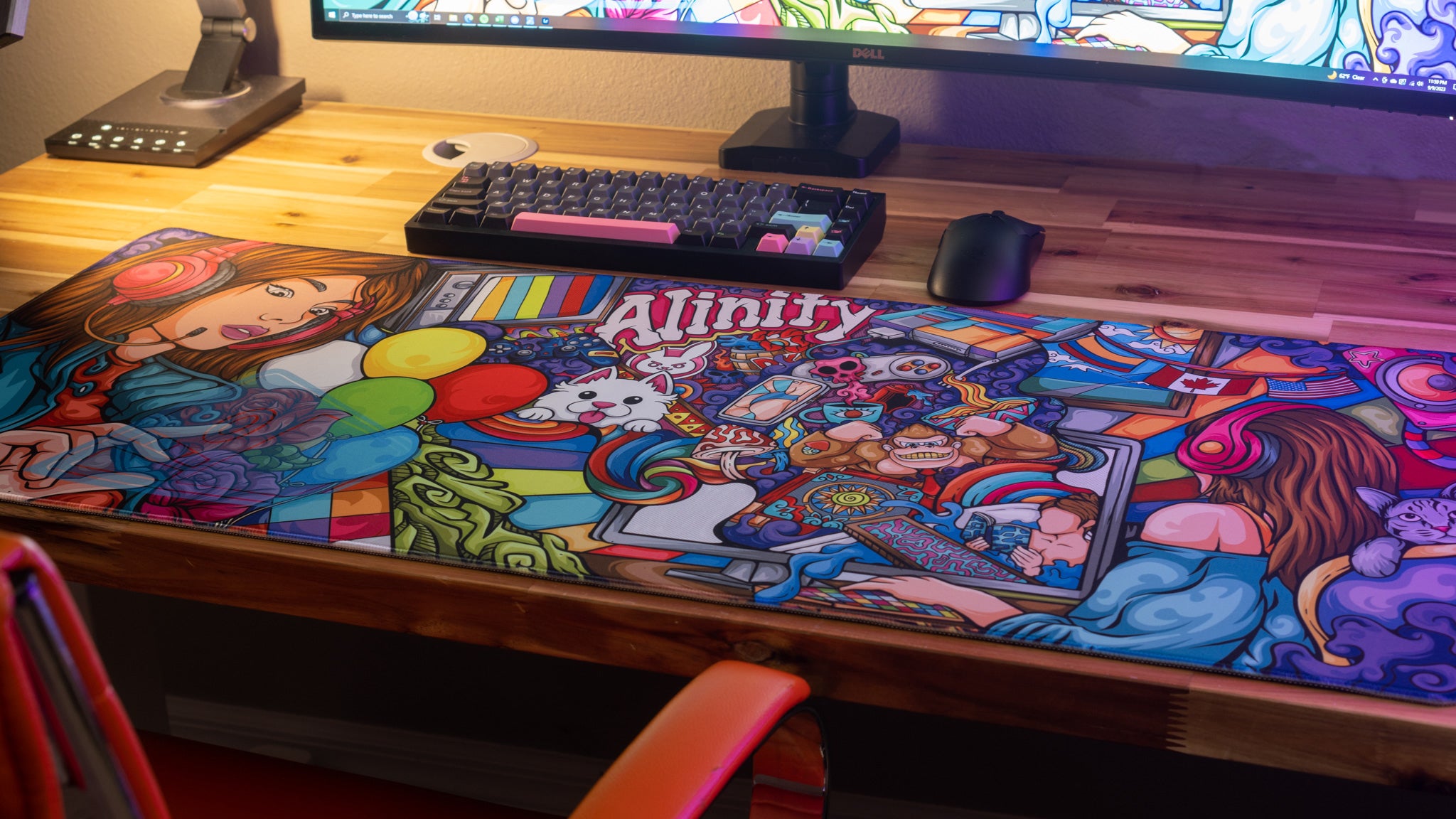 "Alinity" Content Creator Collaboration Limited Edition Gaming Deskmats
