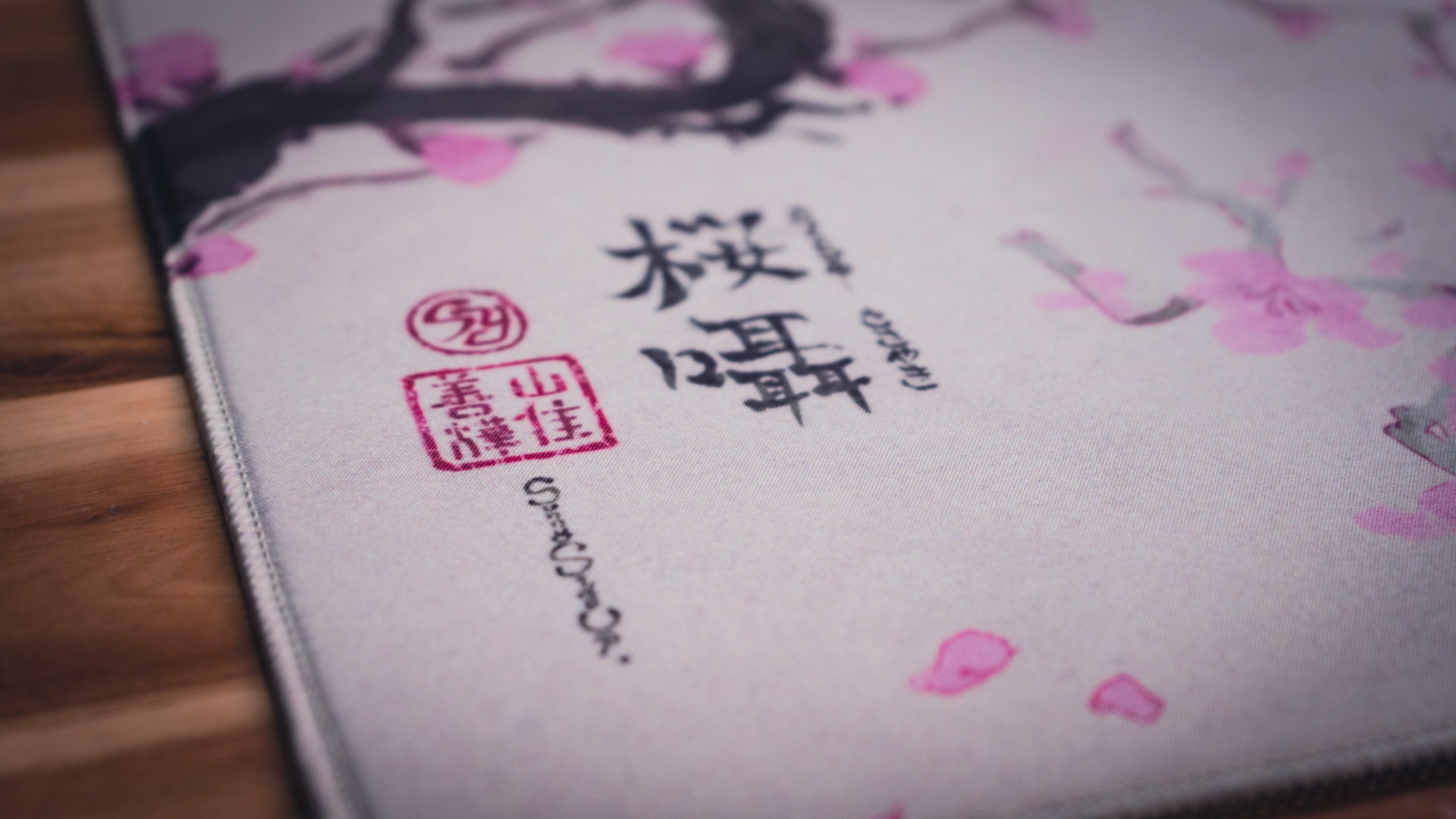 "Whispers of Sakura" Cherry Blossom Desk Mat - Limited Edition