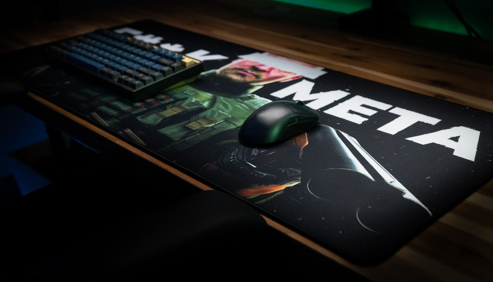 JesseKazam “F#*K META” XL Gaming Desk Mat – Limited Edition