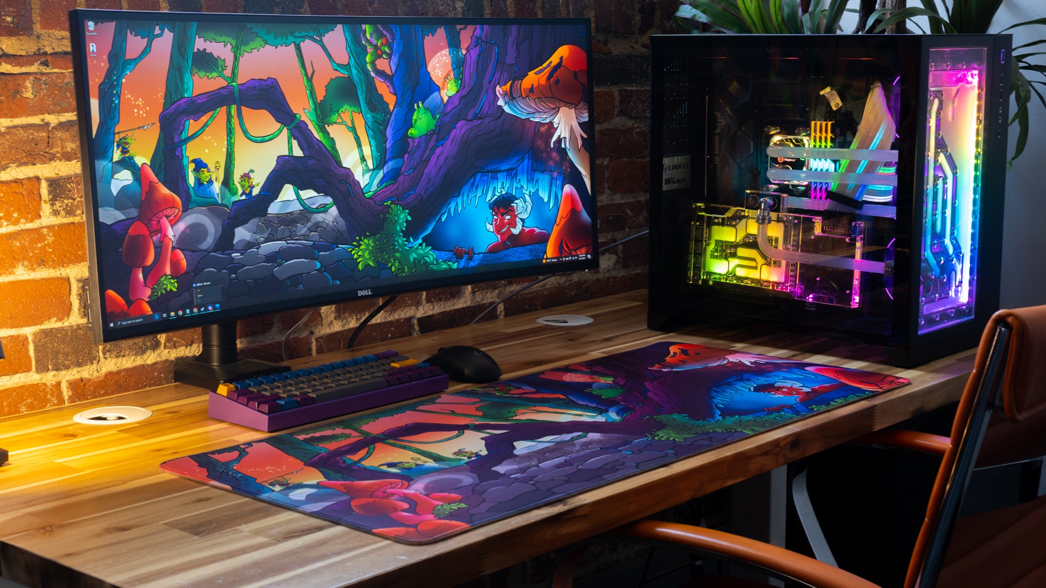 "Baalorlord - Fiendish Forest" Content Creator Collaboration Limited Edition Mouse Pad