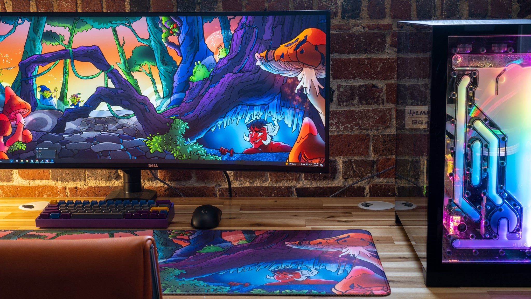 "Baalorlord - Fiendish Forest" Content Creator Collaboration Limited Edition Mouse Pad