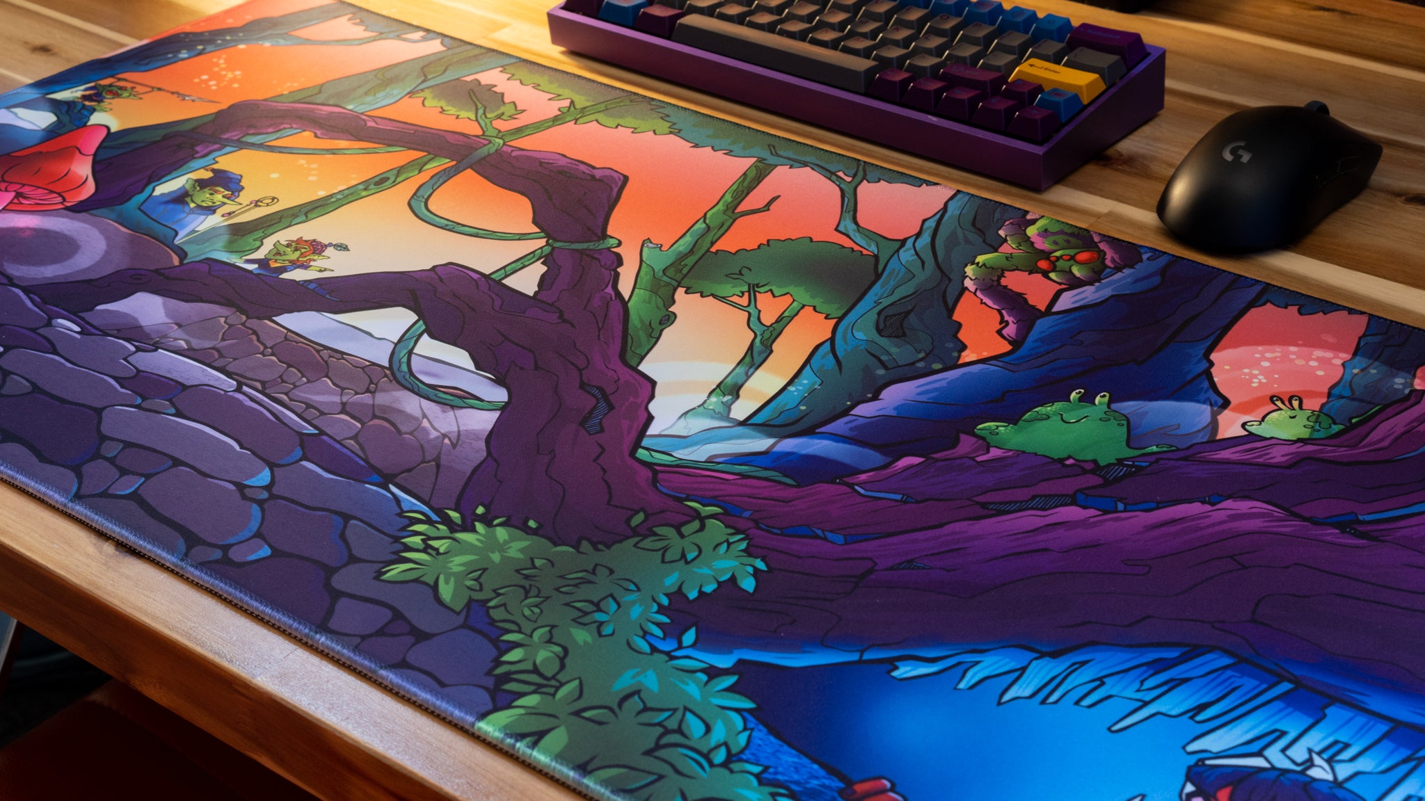 "Baalorlord - Fiendish Forest" Content Creator Collaboration Limited Edition Mouse Pad