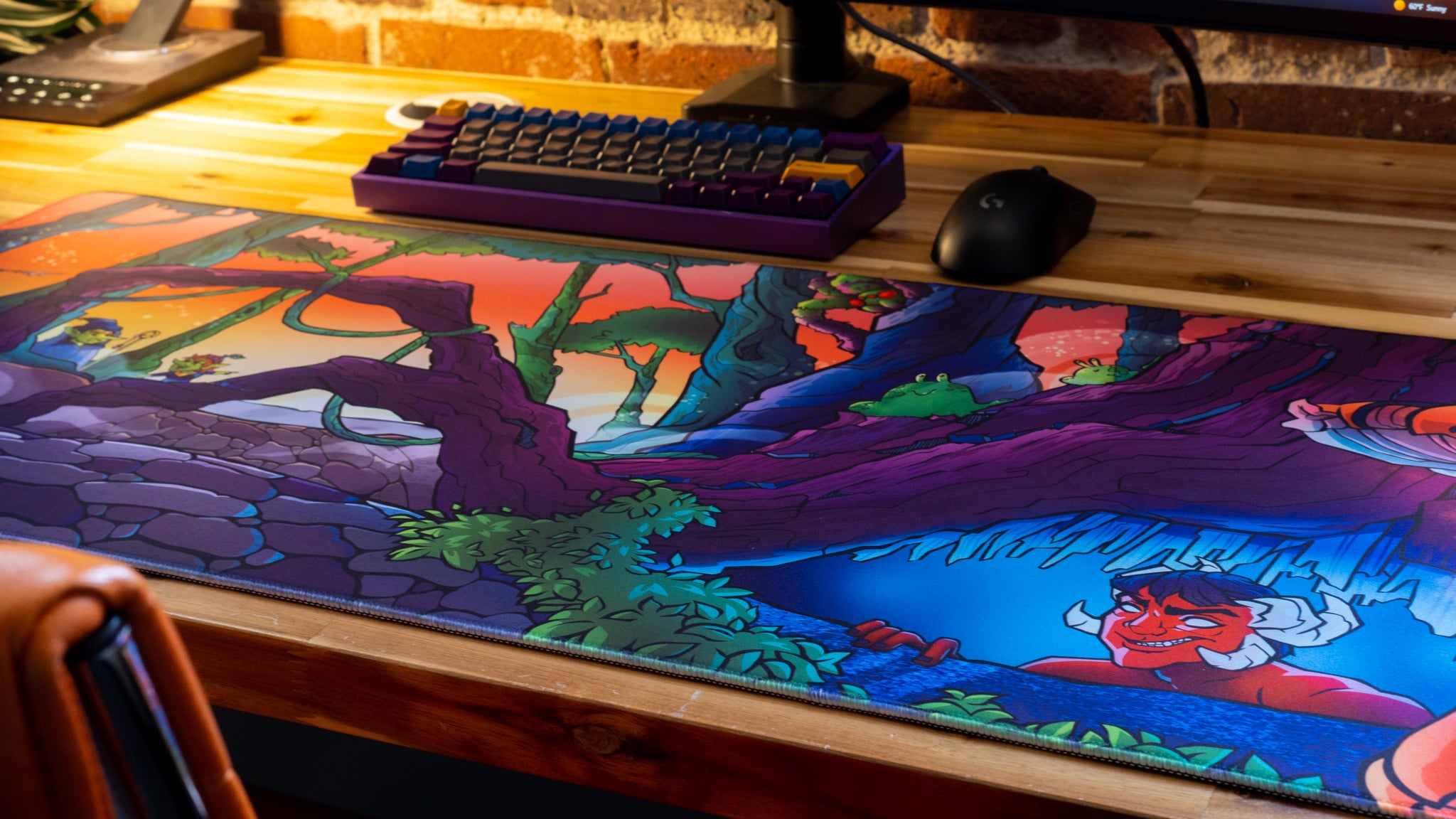 "Baalorlord - Fiendish Forest" Content Creator Collaboration Limited Edition Mouse Pad