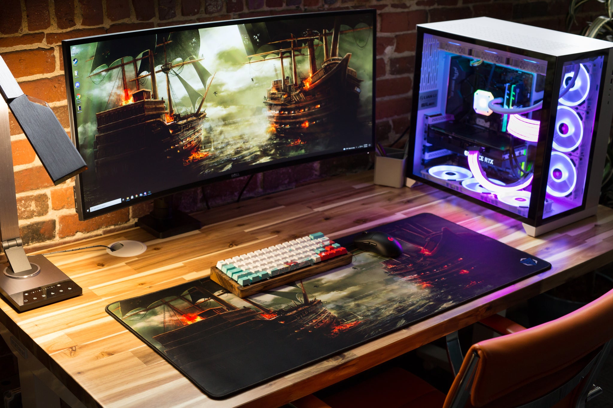 "Buccaneer Battle" Limited Edition XL Mousepad - Epic Desk