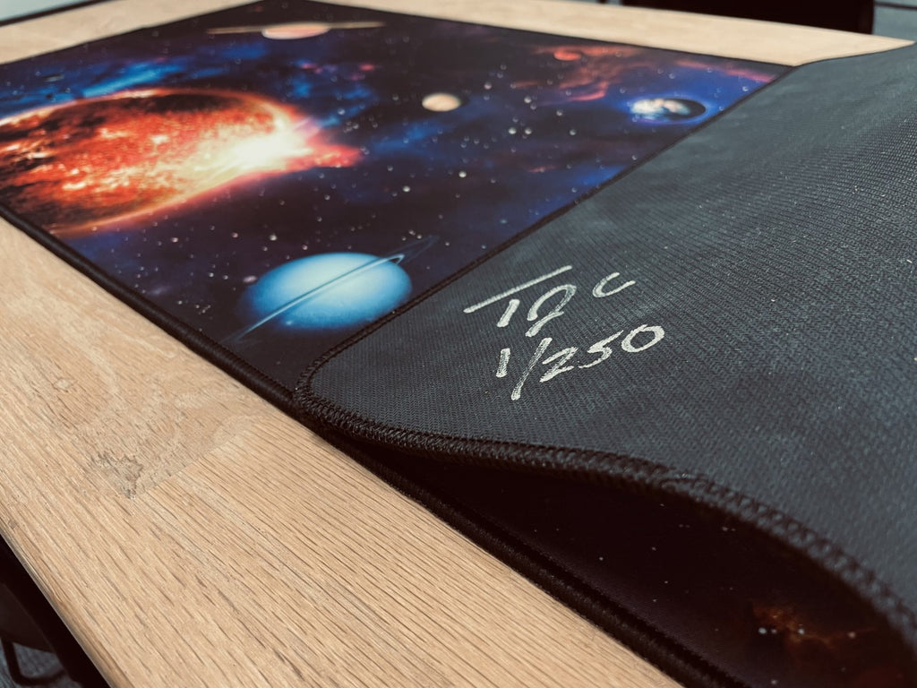 How are mousepad prints at Epic Desk authenticated?