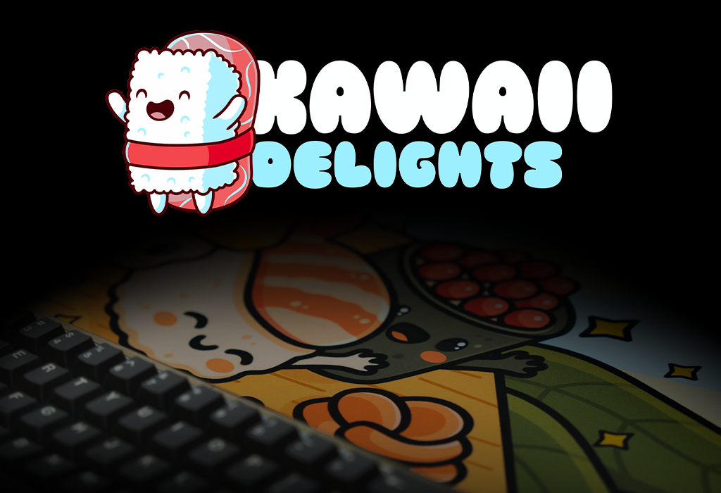 Kawaii Delights by Destroy Bunny | Gaming Deskmat Collection