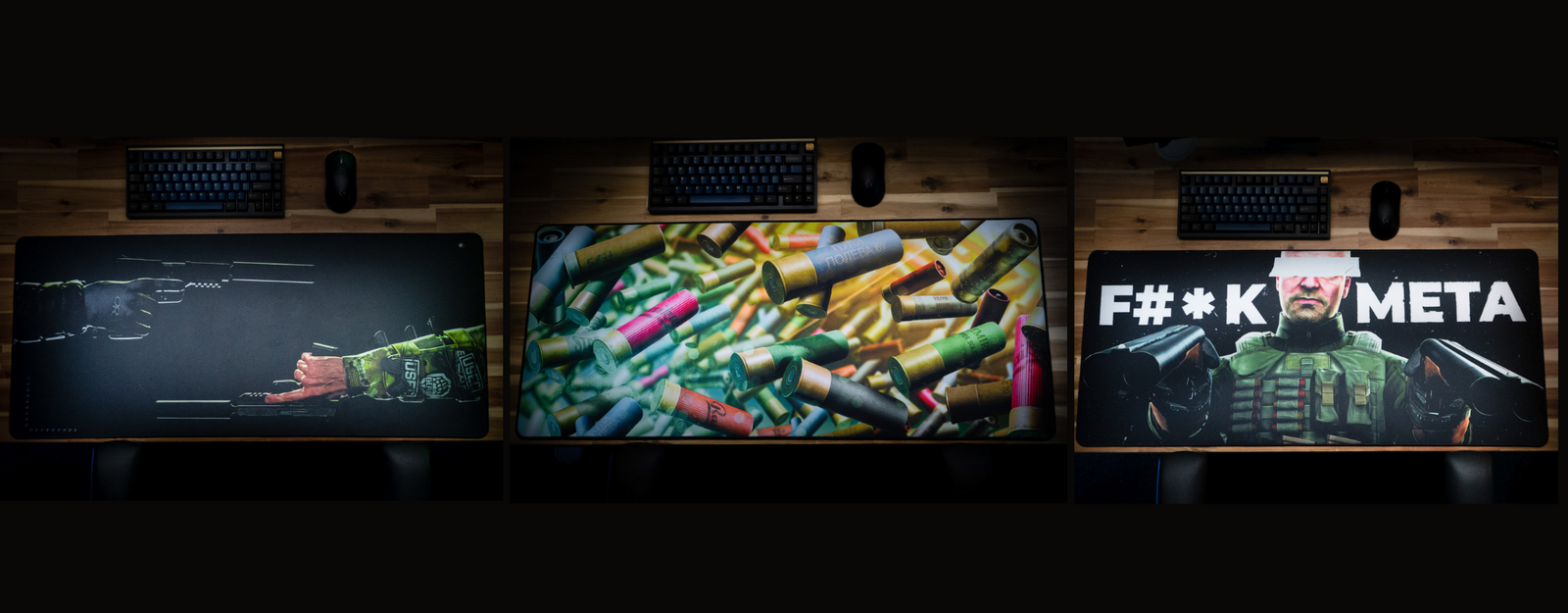 JesseKazam x Epic Desk collaboration limited edition gaming desk mats