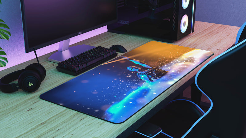 "Golden Spirit" — Rust Deskmat