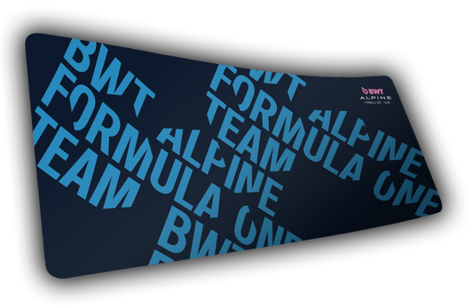 "Pattern" BWT Alpine F1 XL gaming deskmat — Epic Desk