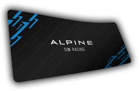 "Centerpiece" Alpine Sim Racing XL gaming deskmat — Epic Desk