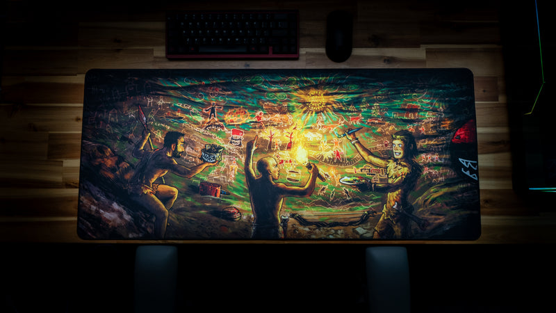 "Tales of a Past Wipe" Rust XL gaming deskmat — Epic Desk