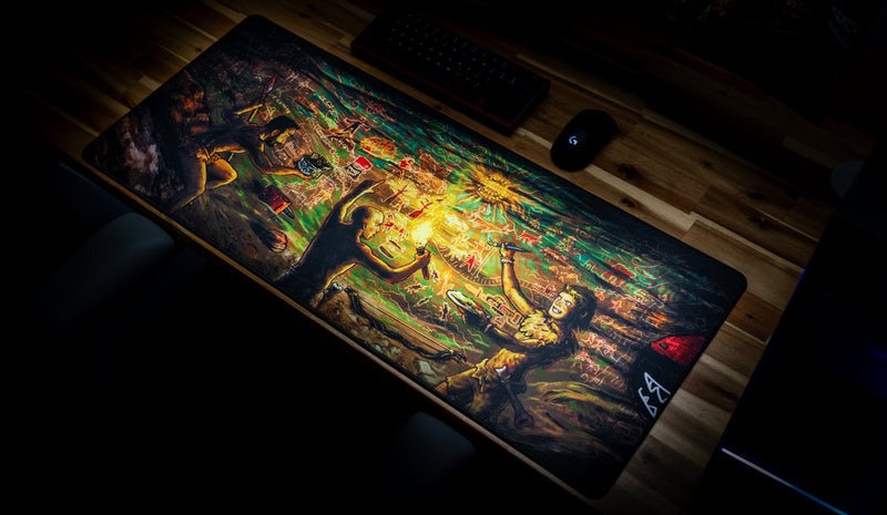 "Tales of a Past Wipe" — Rust Deskmat