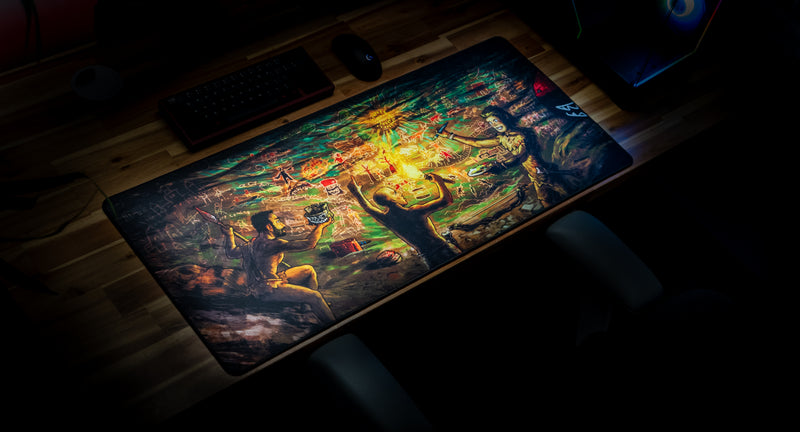 "Tales of a Past Wipe" — Rust Deskmat