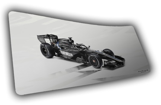 "A526 Power" Alpine Sim Racing XL gaming deskmat — Epic Desk