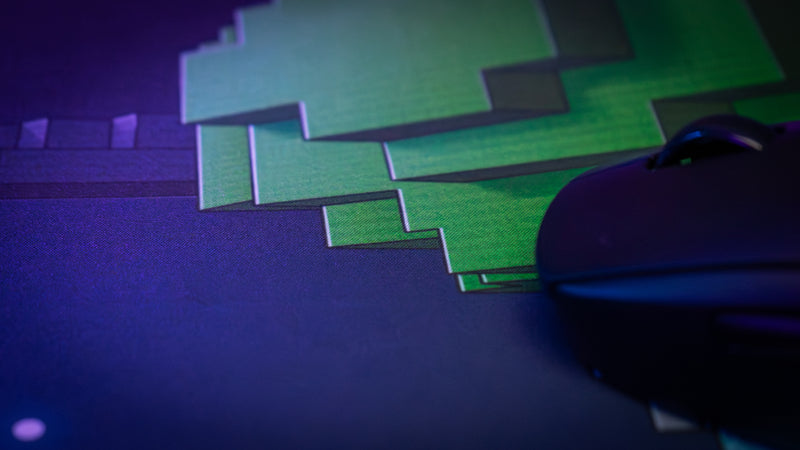 "Floating Islands" — Qbedwars Deskmat