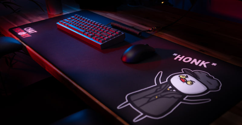 "Honkin' Chap" — Chat History Deskmat