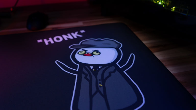 "Honkin' Chap" — Chat History Deskmat