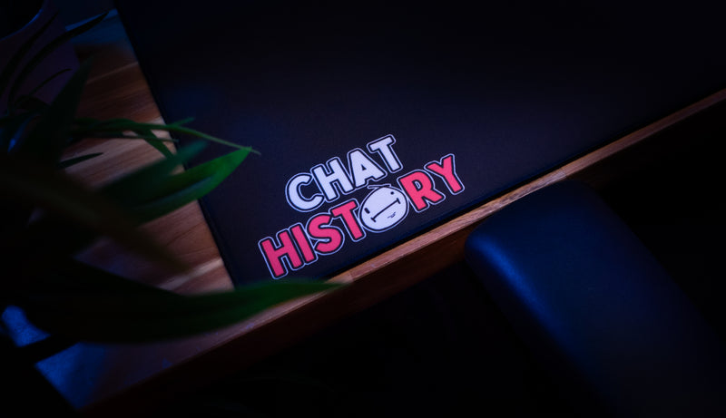 "Honkin' Chap" — Chat History Deskmat