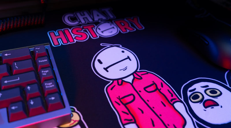 "The Gang" — Chat History Deskmat