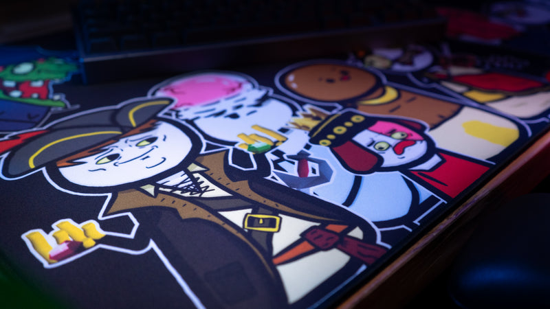 "The Gang" — Chat History Deskmat