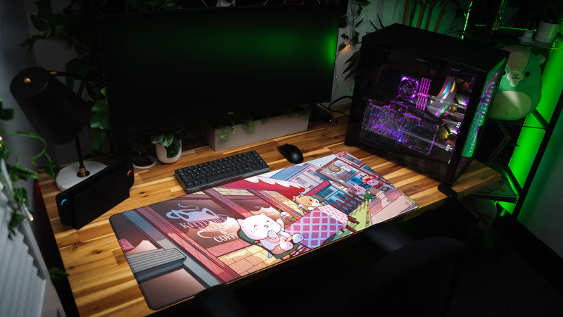 "Kittenberg Cafe" — Kawaii Deskmat