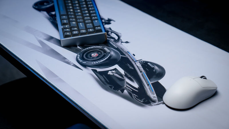 "A526 Power" — Alpine Sim Racing Deskmat