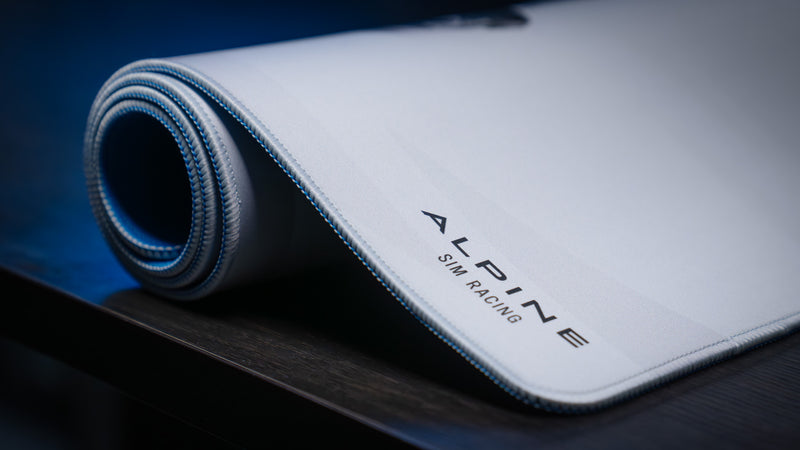 "A526 Power" — Alpine Sim Racing Deskmat