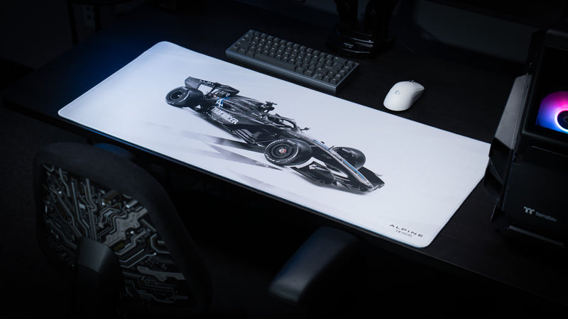"A526 Power" — Alpine Sim Racing Deskmat