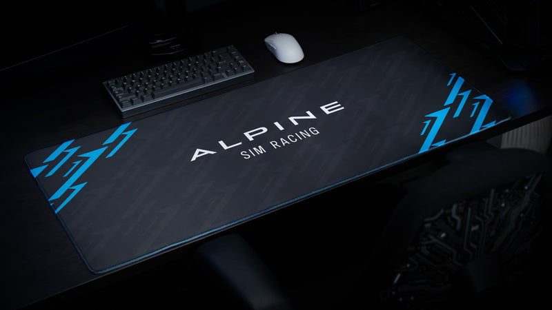 "Centerpiece" — Alpine Sim Racing Deskmat