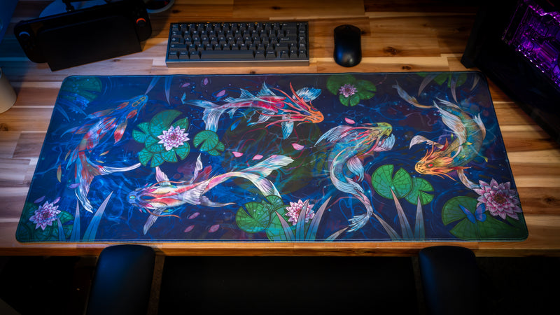 Flowing Harmony Deskmat by Mat Miller – XL Gaming Mouse Pad | Spiritbound Collection