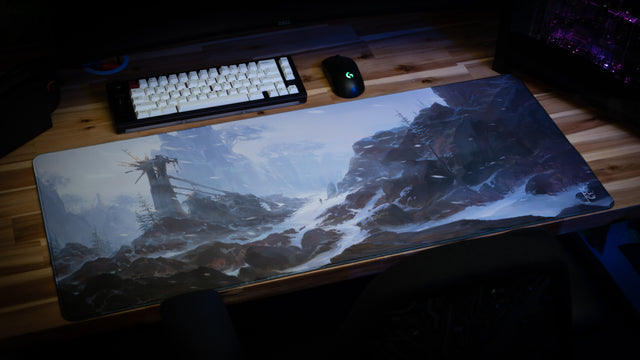 "Snow Squall" — Epic Desk Originals Deskmat