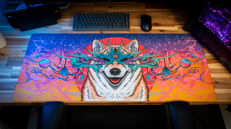 Sacred Vision Deskmat by Mat Miller – XL Gaming Mouse Pad | Spiritbound Collection