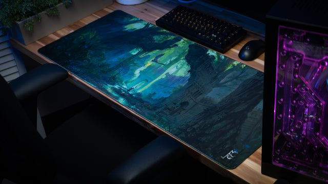 "The Huntress" — Epic Desk Originals Deskmat