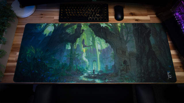 "The Huntress" — Epic Desk Originals Deskmat