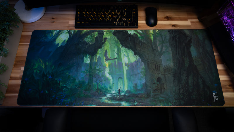 "The Huntress" — Epic Desk Originals Deskmat