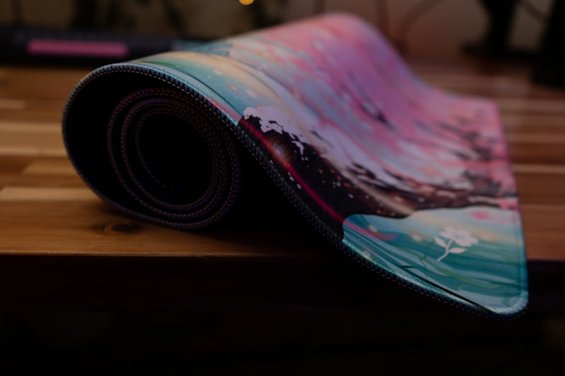 "Winter Sakura" — Rust Deskmat