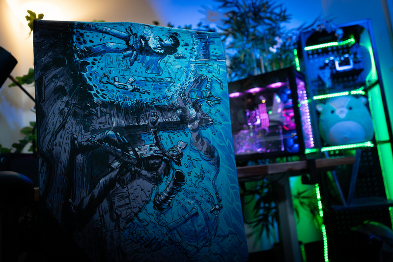 "Frostbite" — Rust Deskmat