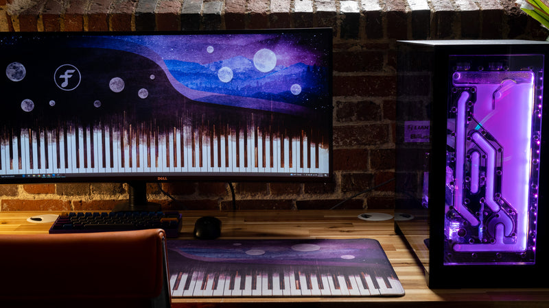 "Cosmic Harmony" — Frank Tedesco Deskmat