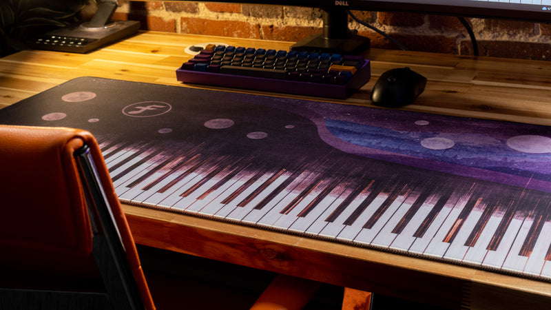 "Cosmic Harmony" — Frank Tedesco Deskmat