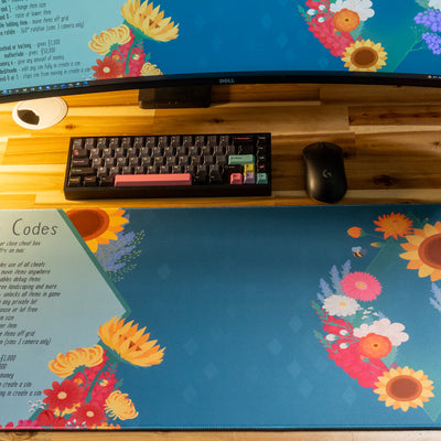 "Zefrine" Content Creator Collaboration Limited Edition XL Gaming Mouse Pad