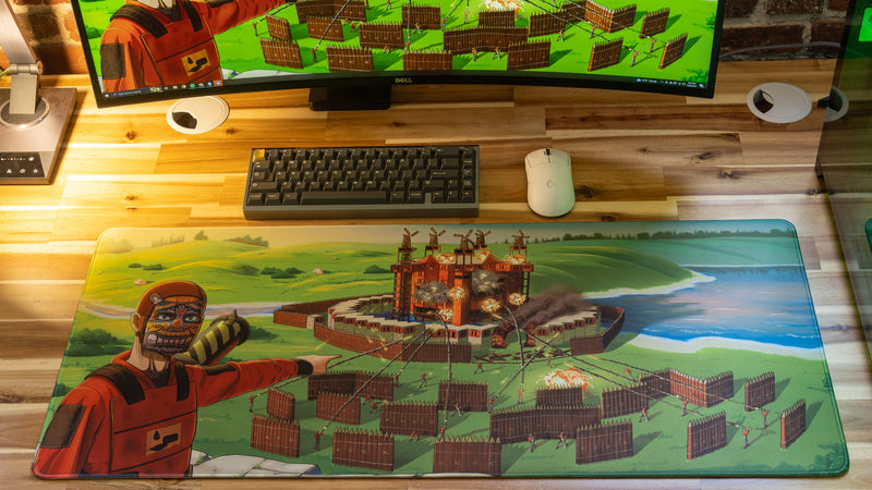 "War Never Changes" Dinling XL gaming deskmat — Epic Desk