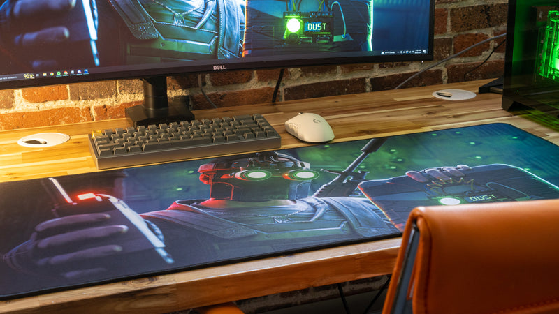 "Launch Rat" — Rust Deskmat