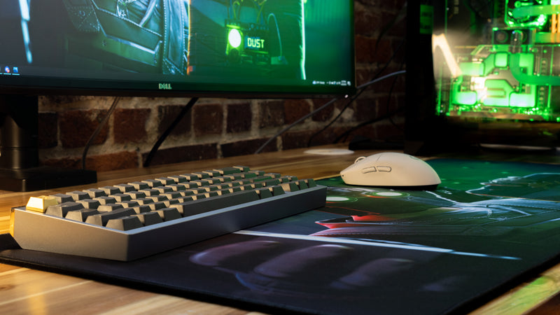 "Launch Rat" — Rust Deskmat