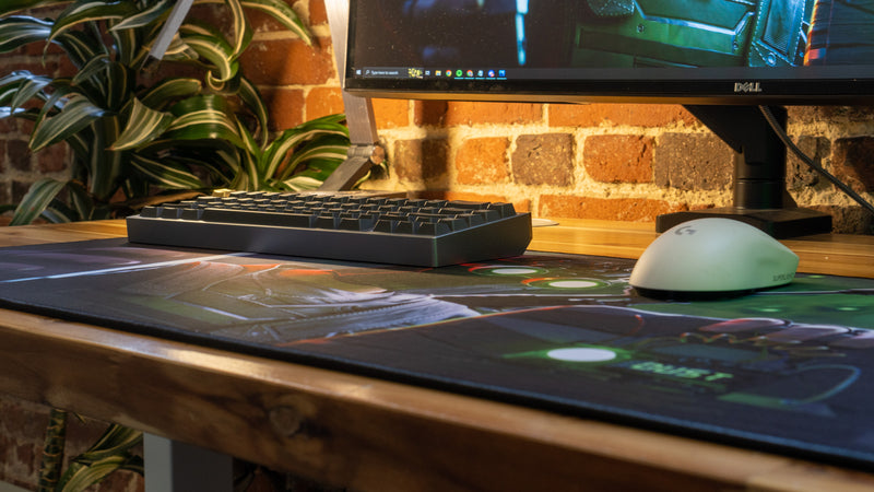 "Launch Rat" — Rust Deskmat