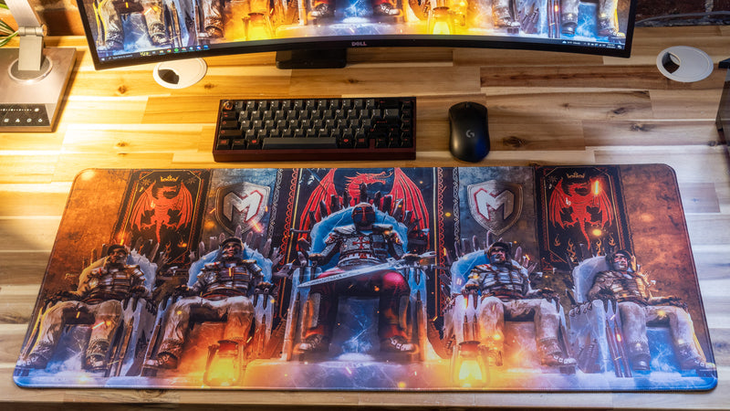"KING TUNDERMOSTT" Rust XL gaming deskmat — Epic Desk