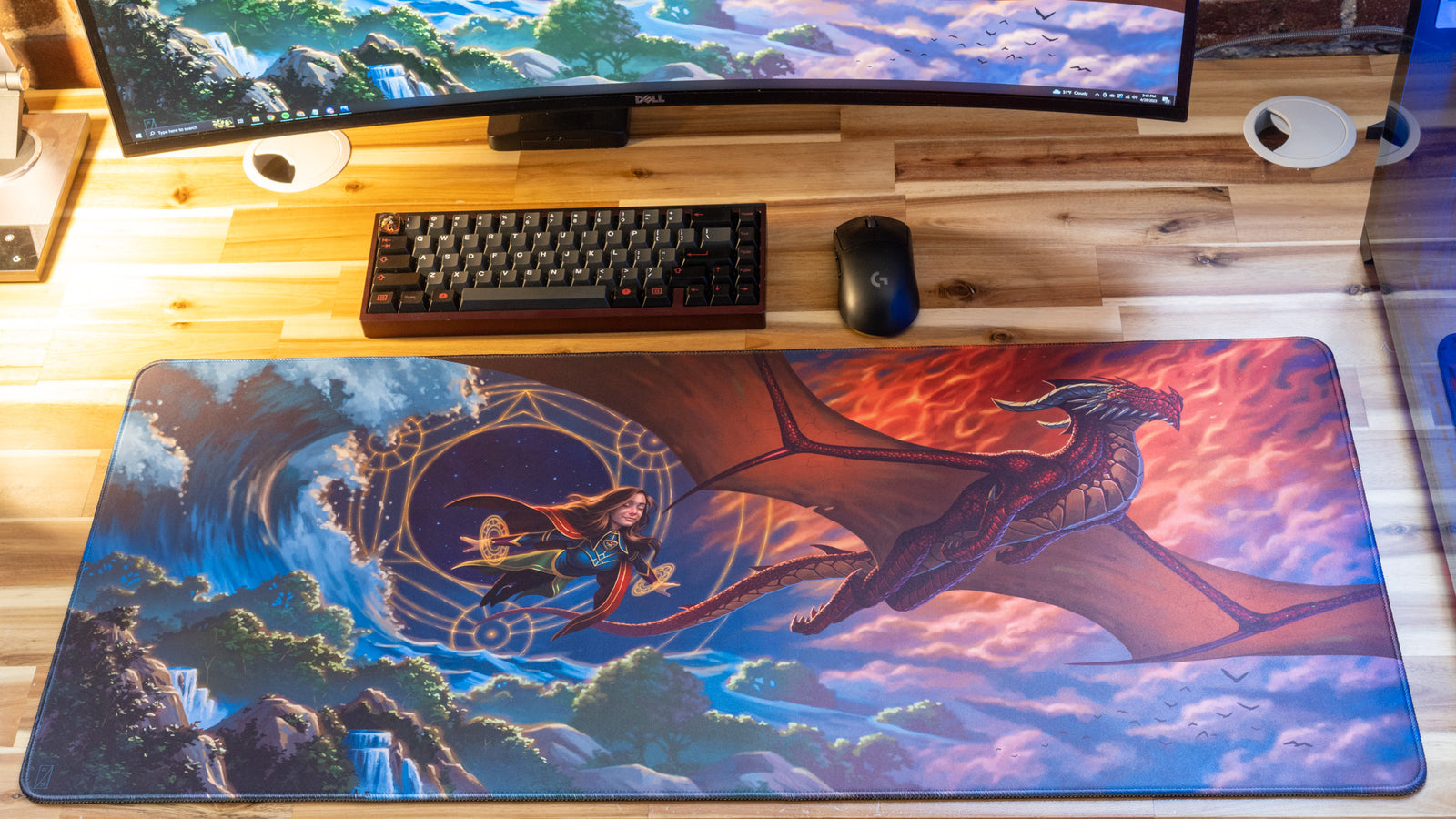 "The Alchemist" Alliestrasza XL gaming deskmat — Epic Desk