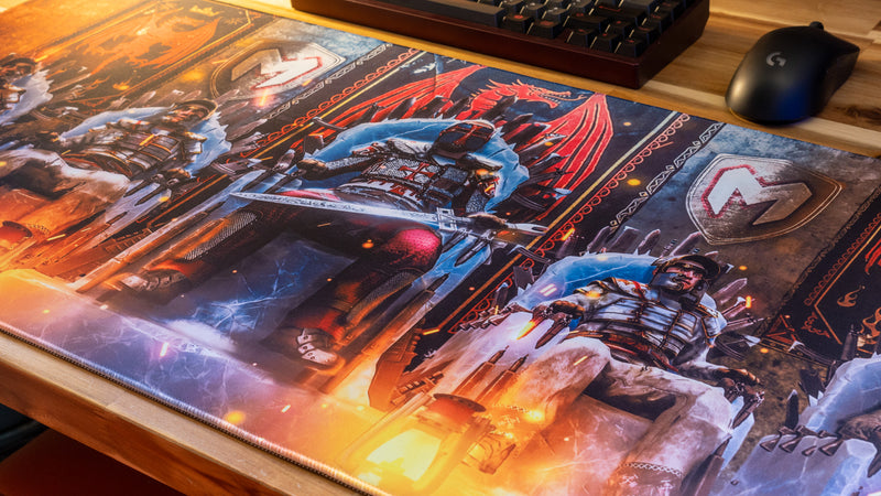 "KING TUNDERMOSTT" — Rust Deskmat