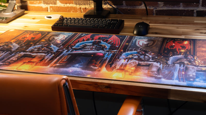 "KING TUNDERMOSTT" — Rust Deskmat