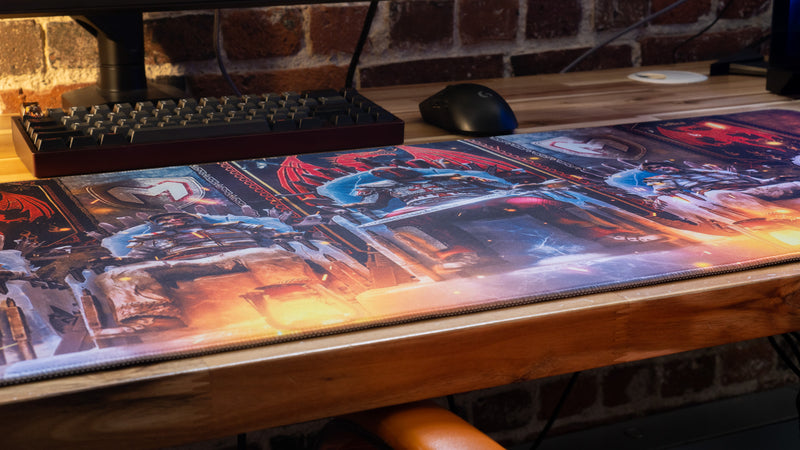 "KING TUNDERMOSTT" — Rust Deskmat
