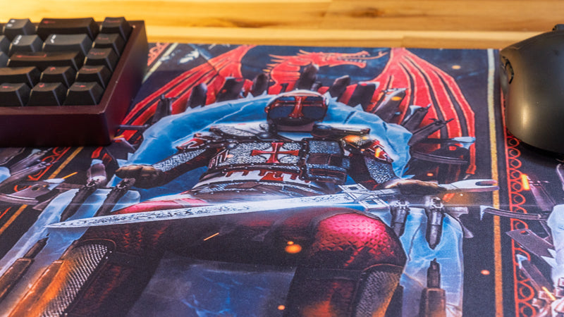 "KING TUNDERMOSTT" — Rust Deskmat
